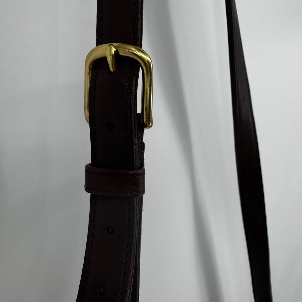 Vintage Coach Mahogany Brown Court Bag Convertible Crossbody 9870 Rare EUC - Picture 9 of 16